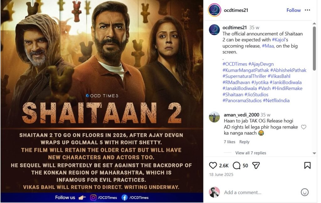 Pic Credit OCD time instagram Post