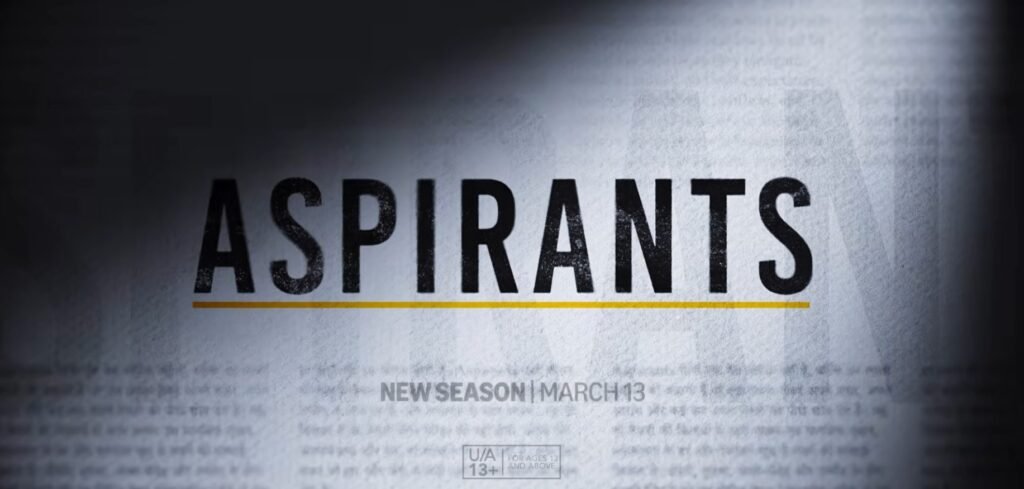Aspirants season 3 Logo By TVF and Prime Videos